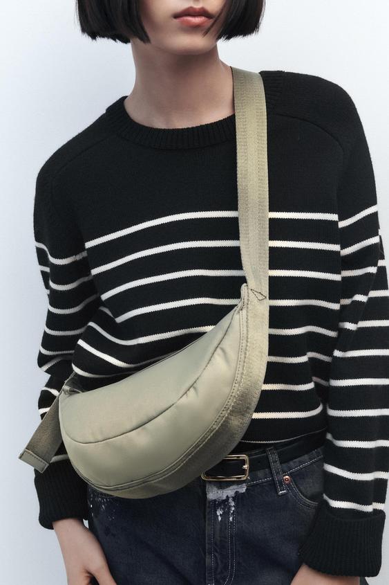 Image 1 of FABRIC CROSSBODY BAG from Zara