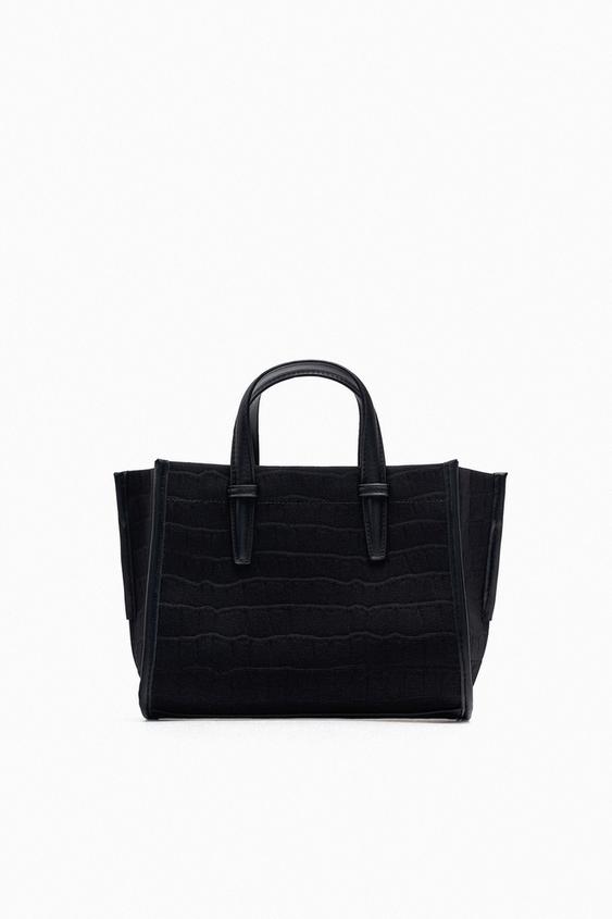 MOCK CROC MINI TOTE BAG