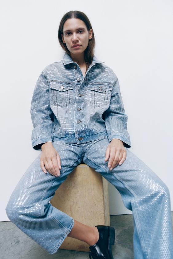 ZW RHINESTONE DENIM JACKET