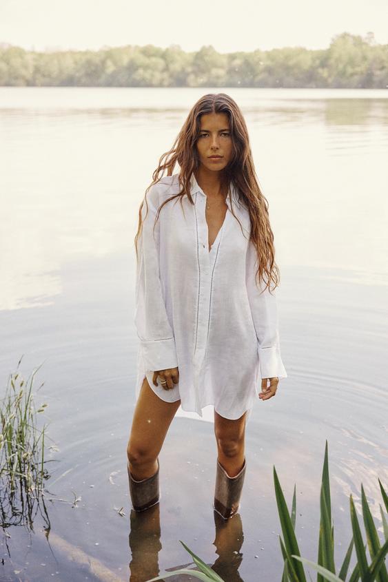 RAMIE TUNIC WITH PASSEMENTERIE