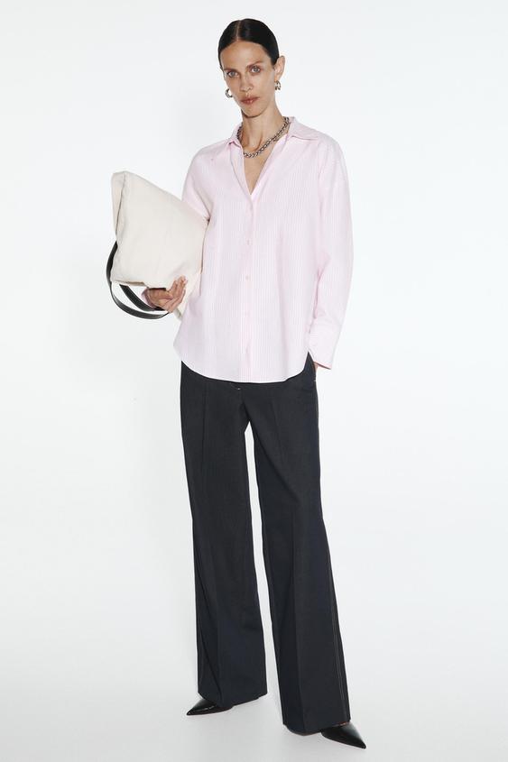 COTTON BLEND OXFORD SHIRT